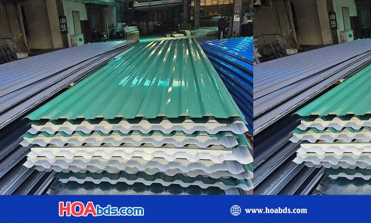 Tôn xốp hoa sen 5 sóng